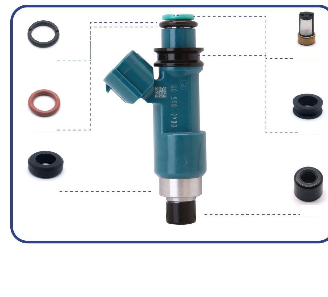 Fuel Injector Repair Kit — 2.0L L4 2007-2010 — OE 15710-65J00 — kit contents diagram