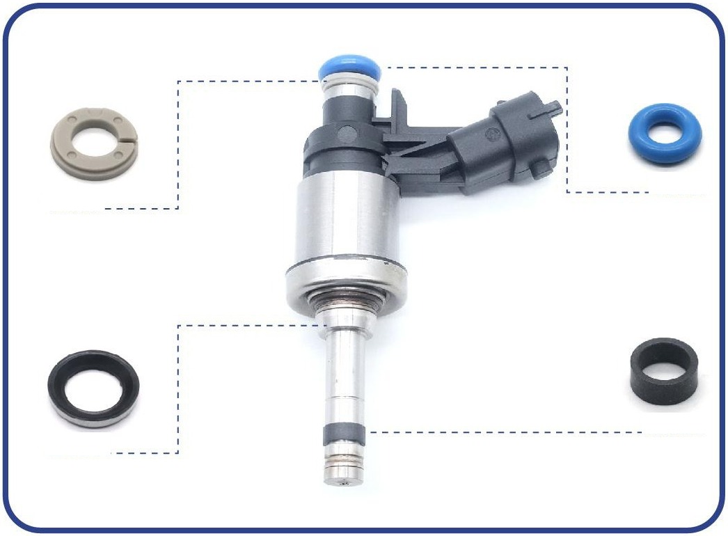 Fuel Injector Repair Kit — 5.6L V8 2010-2013 — OE 16600-1LA0A — kit contents diagram